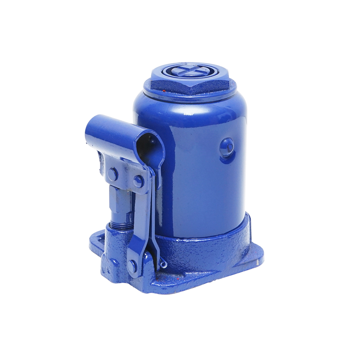 Cric hidraulic cu piston dublu 6 T, inaltime 170-417 mm, diametru 89 mm, talpa 129/120 mm, cap sustinere 30 mm, greutate 5.4 kg