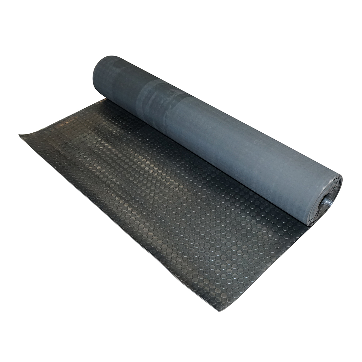Covor cauciuc SBR+NR fara insertie textila, cu striatie, 3x1200x10000 mm (L=10 m, l=1,2 m, G=3 mm)