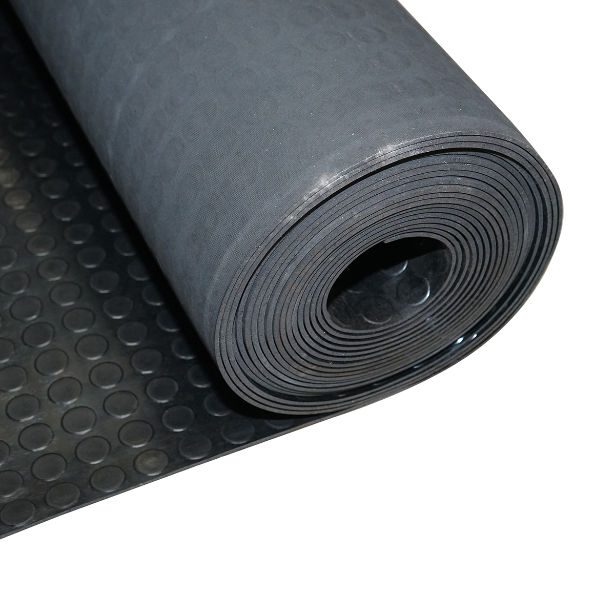 Covor cauciuc SBR+NR fara insertie textila, cu striatie, 3x1200x10000 mm (L=10 m, l=1,2 m, G=3 mm)