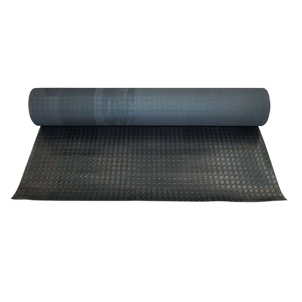 Covor cauciuc SBR+NR fara insertie textila cu striatie, 4x1200x10000 mm (G=4 mm), L=10 m, l=1,2 m