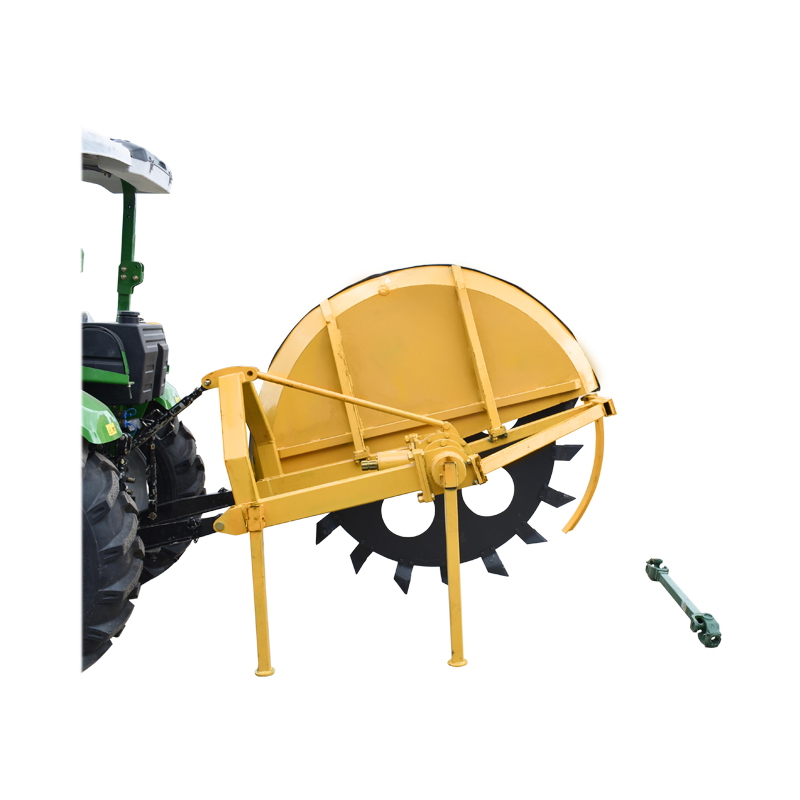 Freza sapat santuri pentru tractor 50-80 CP, latime sant 80-140 mm, adancime maxima 600 mm, viteza lucru 0.35-0.065 km/h