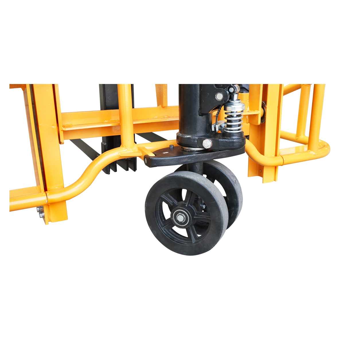 Transpalet pentru teren accidentat, sarcina maxima 1T, lungime furci 800mm