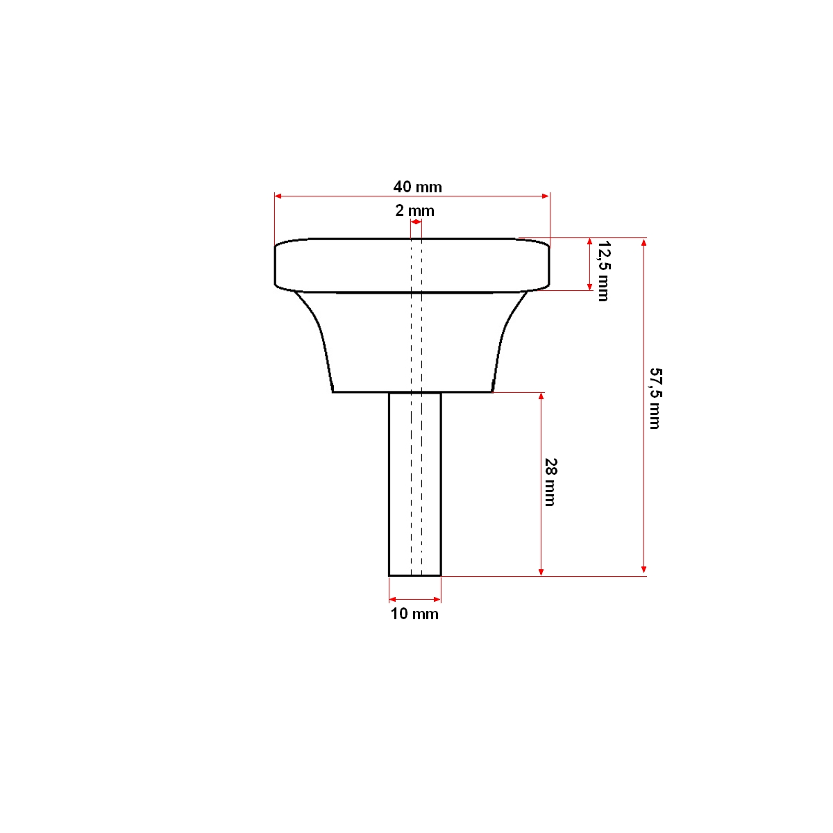 Culisa priza de putere UTB U-445 40.42.132