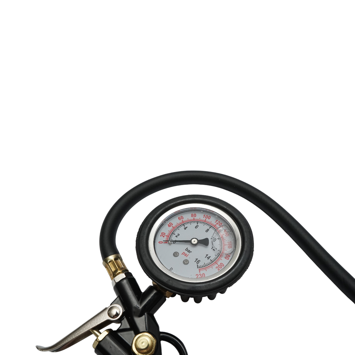 Pistol umflat roti Breckner Germany cu furtun si manometru mecanic, domeniu 0-16 Bar (0-230 PSI), racord alimentare aer 1/4