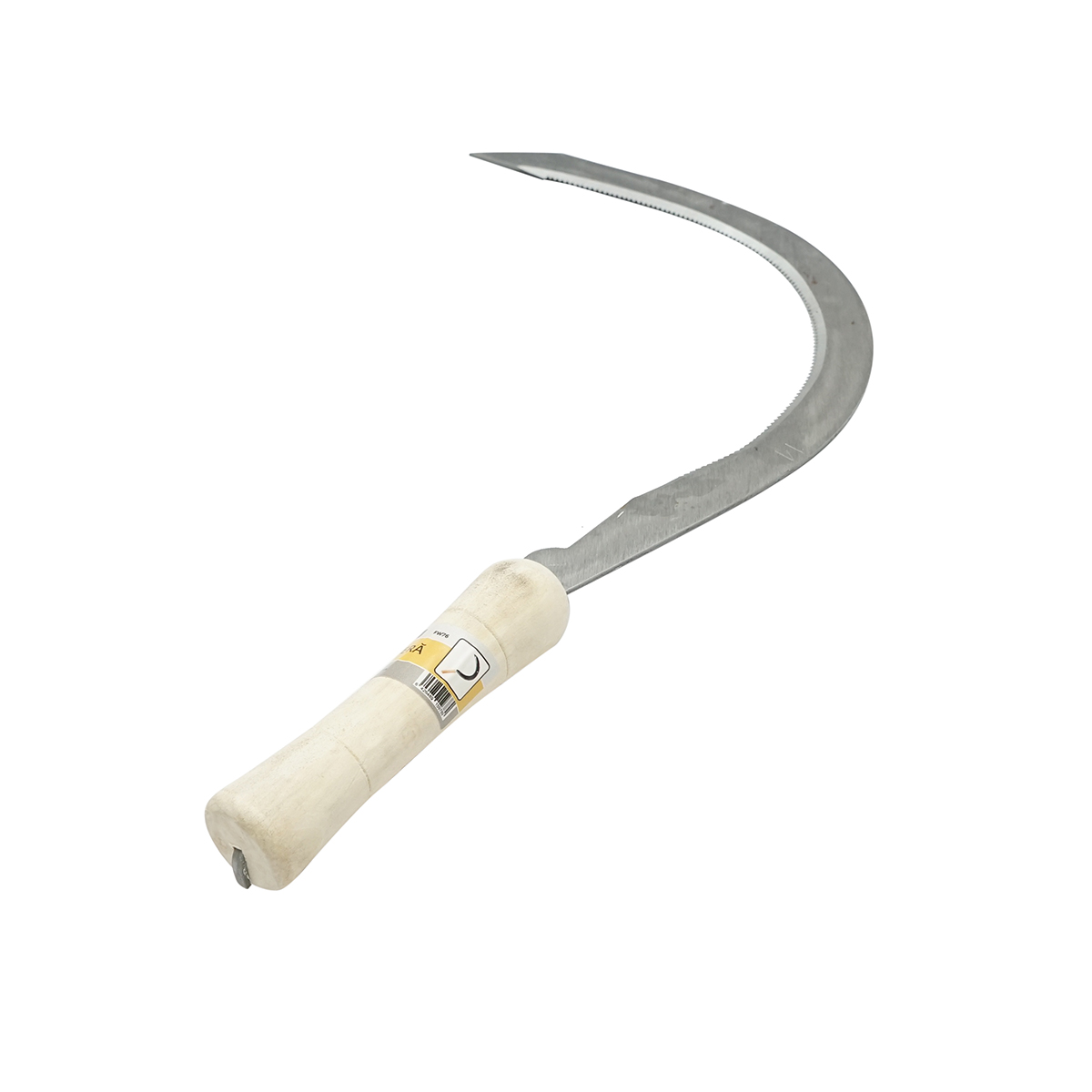 Secera profesionala din otel calit, latime lama 45 mm, lungime 360 mm, grosime 2.5 mm, greutate 300 g, maner de lemn
