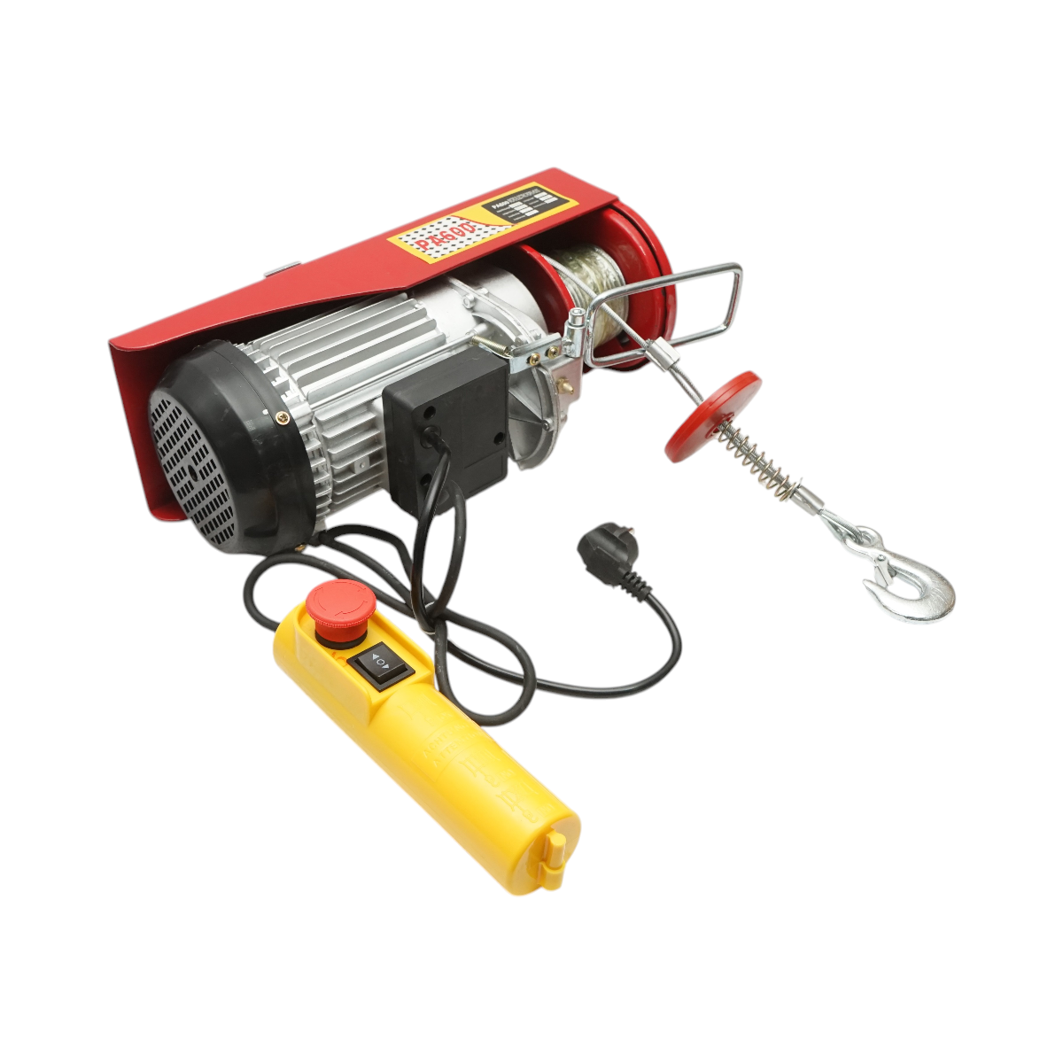 Palan electric / macara 220V 50Hz 1150W, sarcina maxima 300/600 Kg, viteza ridicare 5-10 m/min, inaltime ridicare 6-12 m, protectie IP40