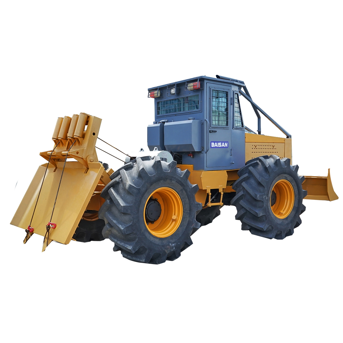 Tractor forestier cu motor in 6 cilindrii, 100cp, anvelope 23.1/26, Baisan