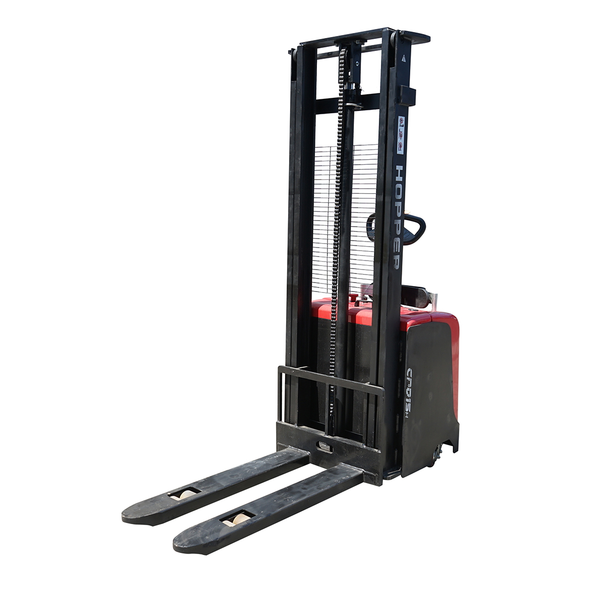 Transpalet electric 1T, baterie 24V/210Ah, inaltime ridicare 3500mm