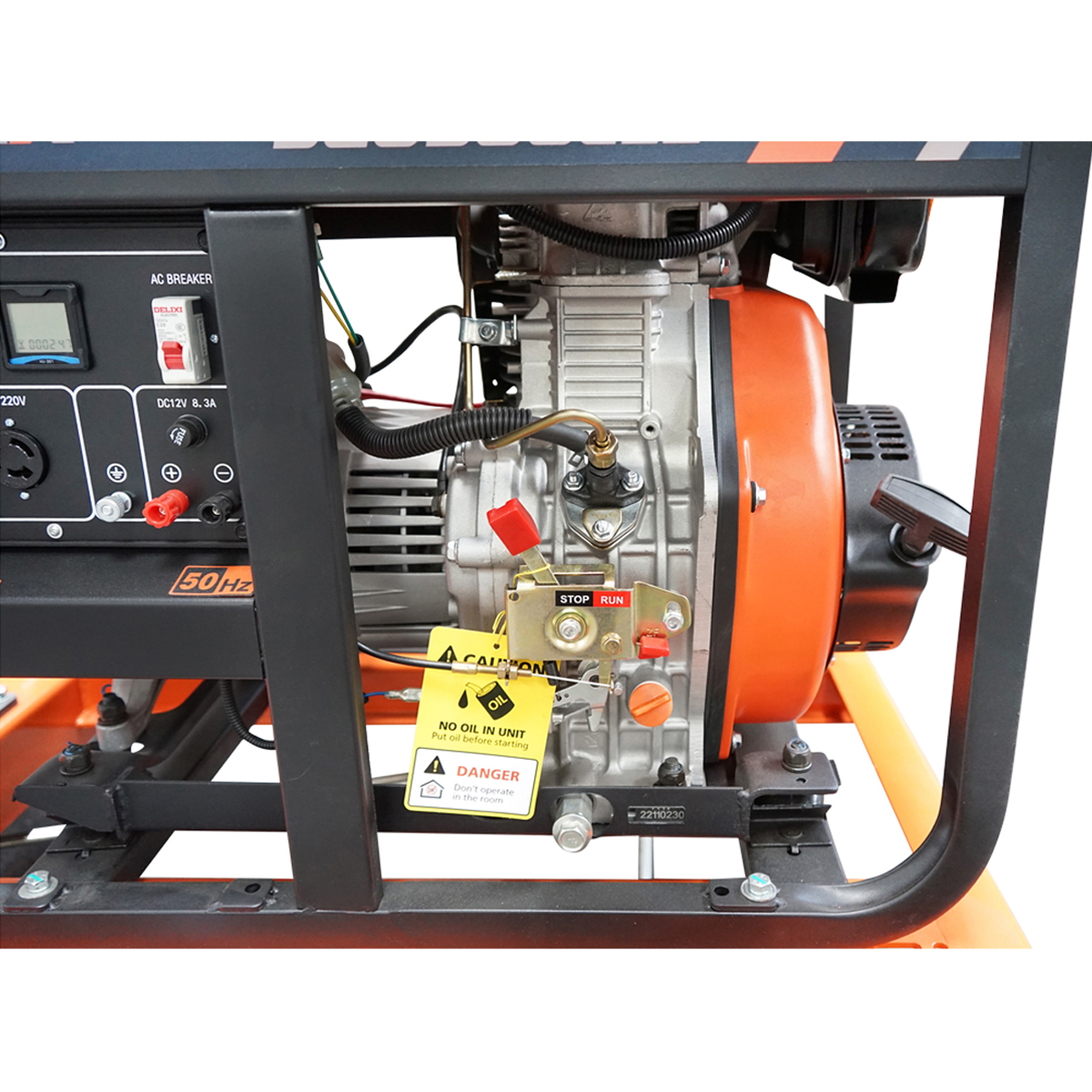 Turn de iluminat LED mobil, telescopic 4x200W 4.5KW inaltime 1800-4800mm cu generator diesel