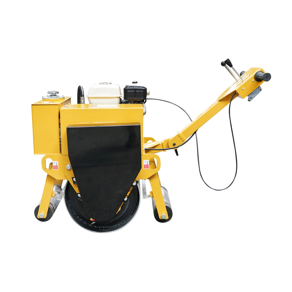 Cilindru compactor 200kg cu tamburi 450mm si motor benzina HONDA GX160 5.5CP, pornire manuala