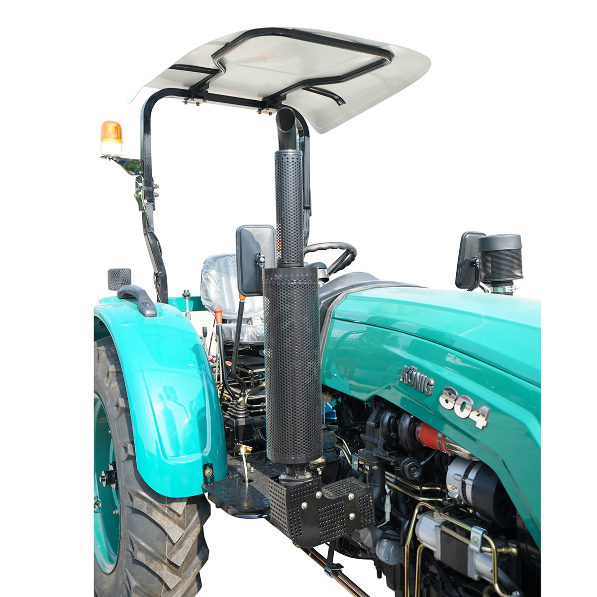 Tractor 80CP cu semicabina, motor YTO cu turbo, roti 8.3-20/12.4-28 KONIG 804