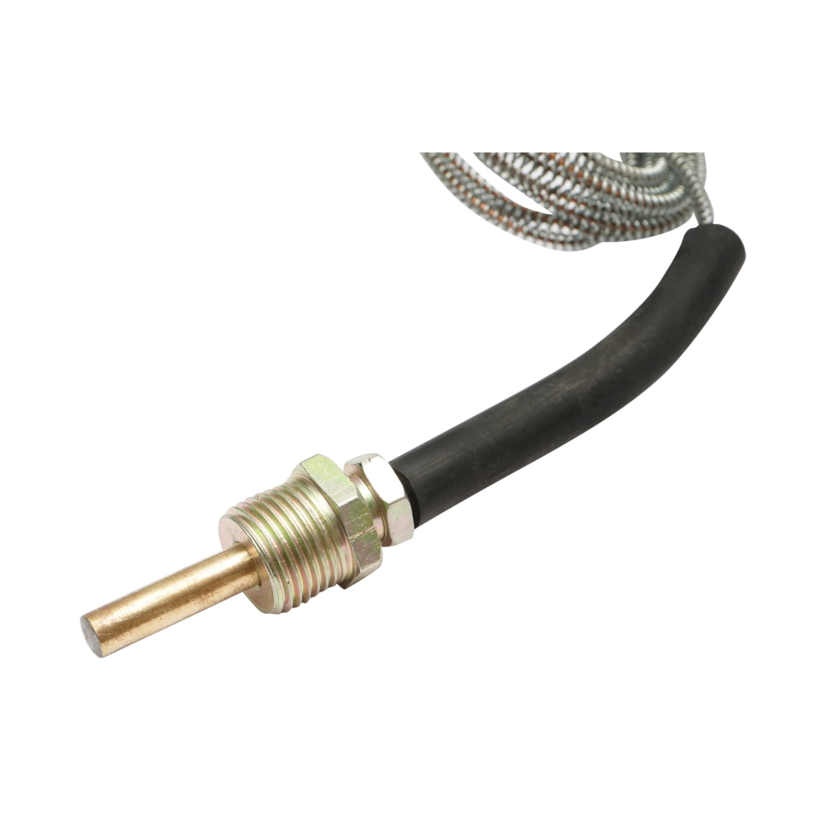 Ceas indicator temperatura apa mecanic cu sonda Massey Ferguson OEM K11638, 1078125M91, 180727M91/M92/M93, 881369M91, 881396M91, 899455M91, 1850512M93, diametru 52-57 mm, cablu 1.5, filet 15.5x1.5 mm