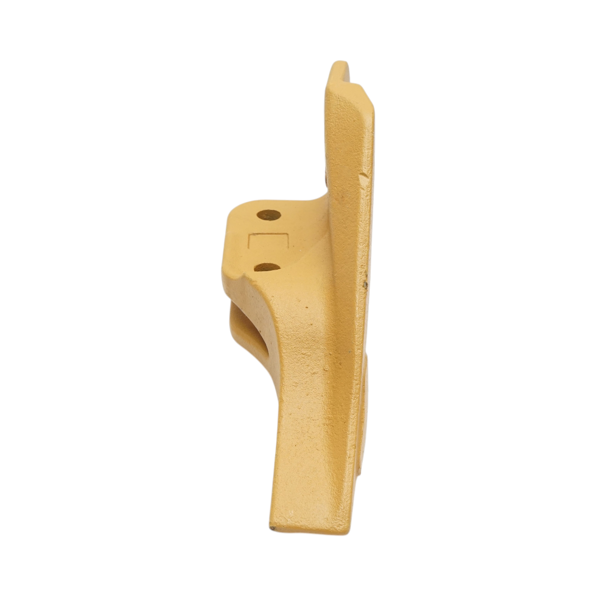 Dinte cupa lateral stanga buldoexcavator Komatsu OEM 312204053, 300 mm, 50 mm, gauri 18 mm, surub cu piulita M16x38mm