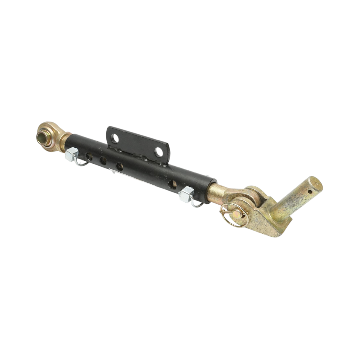 Stabilizator telescopic tirant lateral New Holland / Case IH, cod OEM 47123374, 87630689, 5093181, L inchis 390 mm, L deschis 500 mm, diametru lagar sferic 20/26 mm