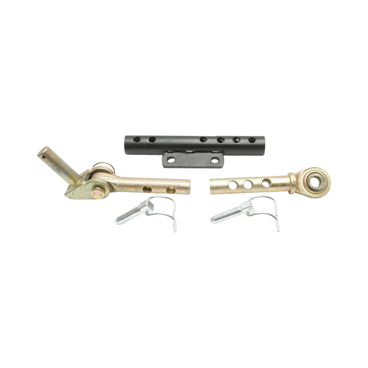 Stabilizator telescopic tirant lateral New Holland / Case IH, cod OEM 47123374, 87630689, 5093181, L inchis 390 mm, L deschis 500 mm, diametru lagar sferic 20/26 mm