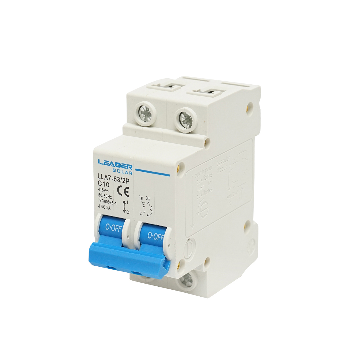 Siguranta automata tip intreruptor 2P-10A-415VAC Leader