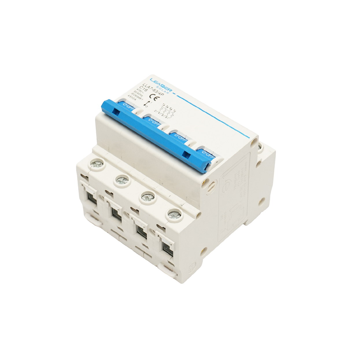 Siguranta automata tip intreruptor 4P-16A-415VAC Leader