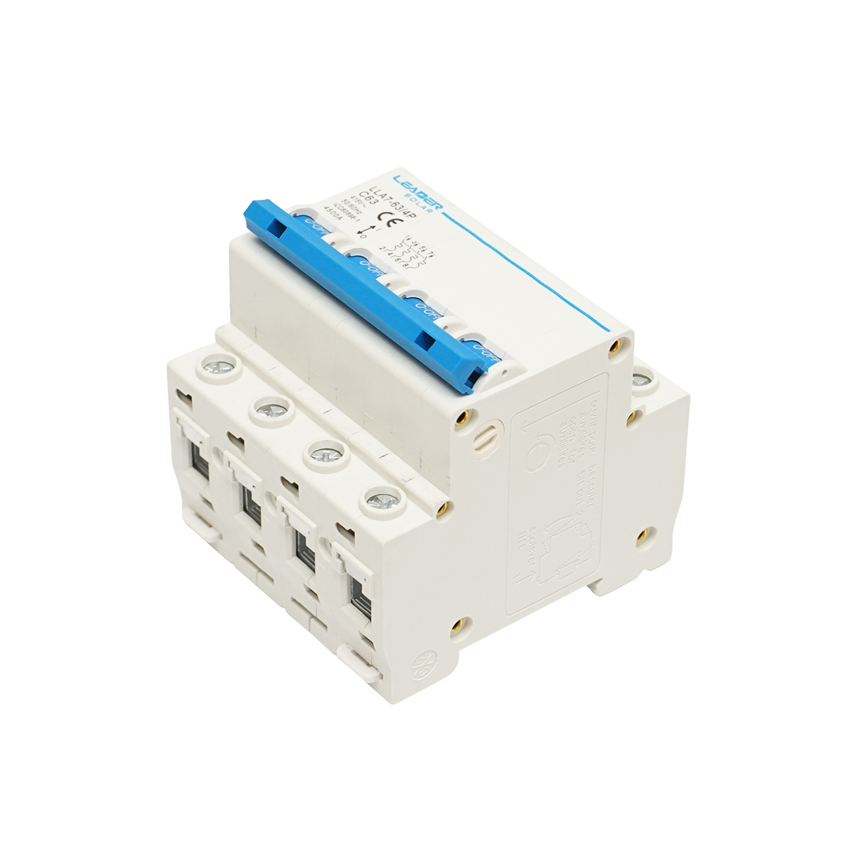 Siguranta automata tip intreruptor 4P-63A-415VAC Leader