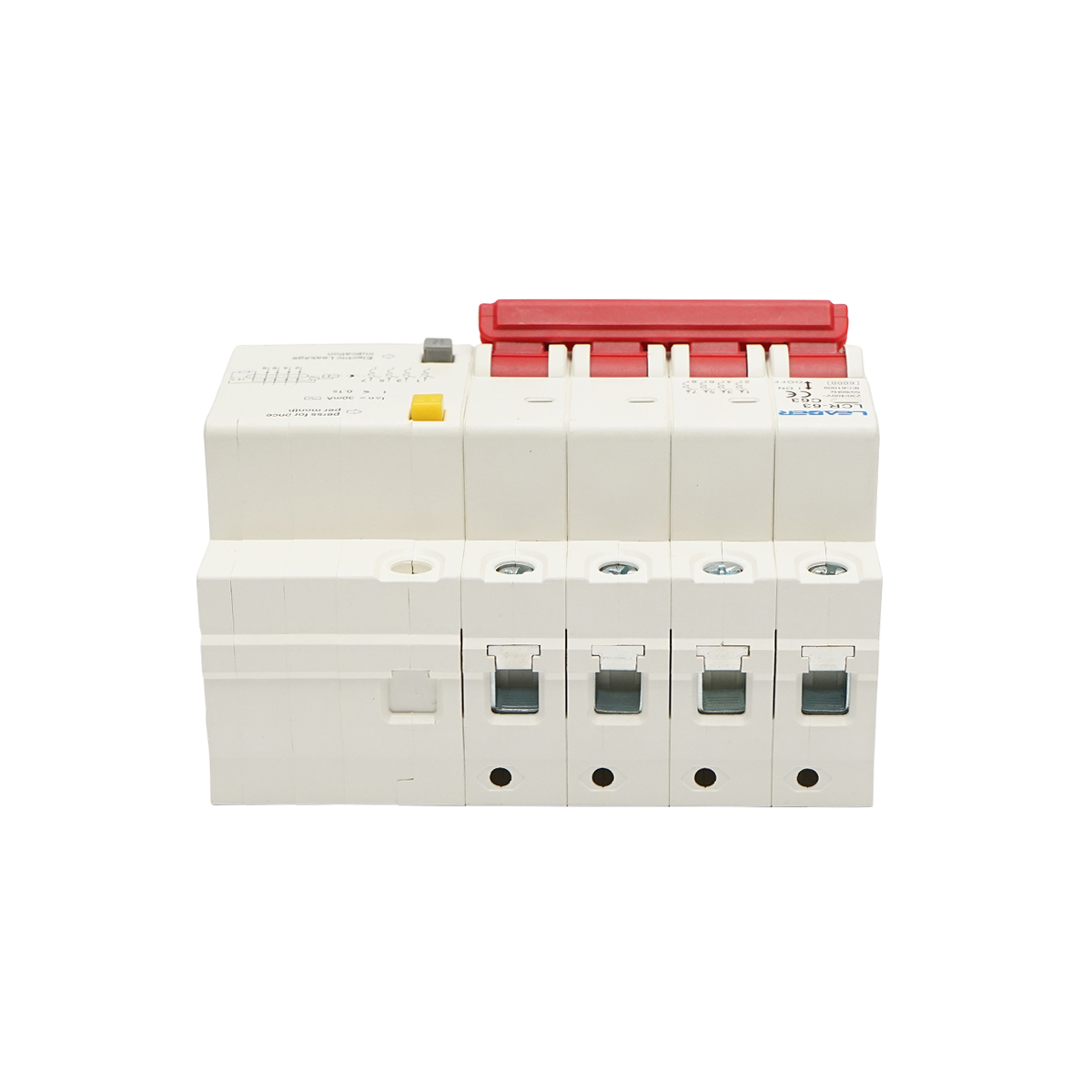 Siguranta diferentiala 4P, 63A, 30mA Leader