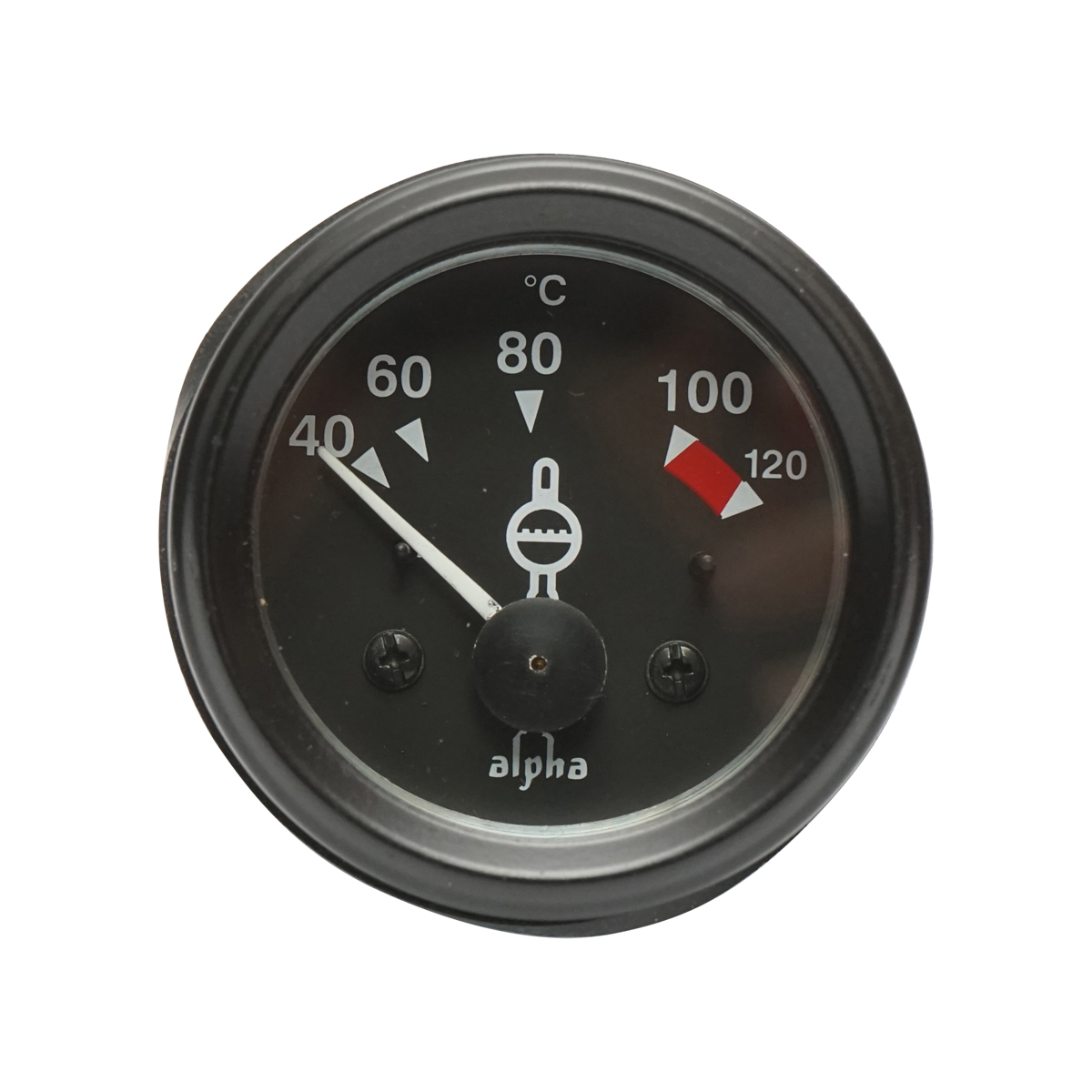 Indicator temperatura 12V Massey Ferguson, diametru 52 mm, 40 C-120 C, cod OEM 3148821 / 3148821-M92 / 035803 / 301024