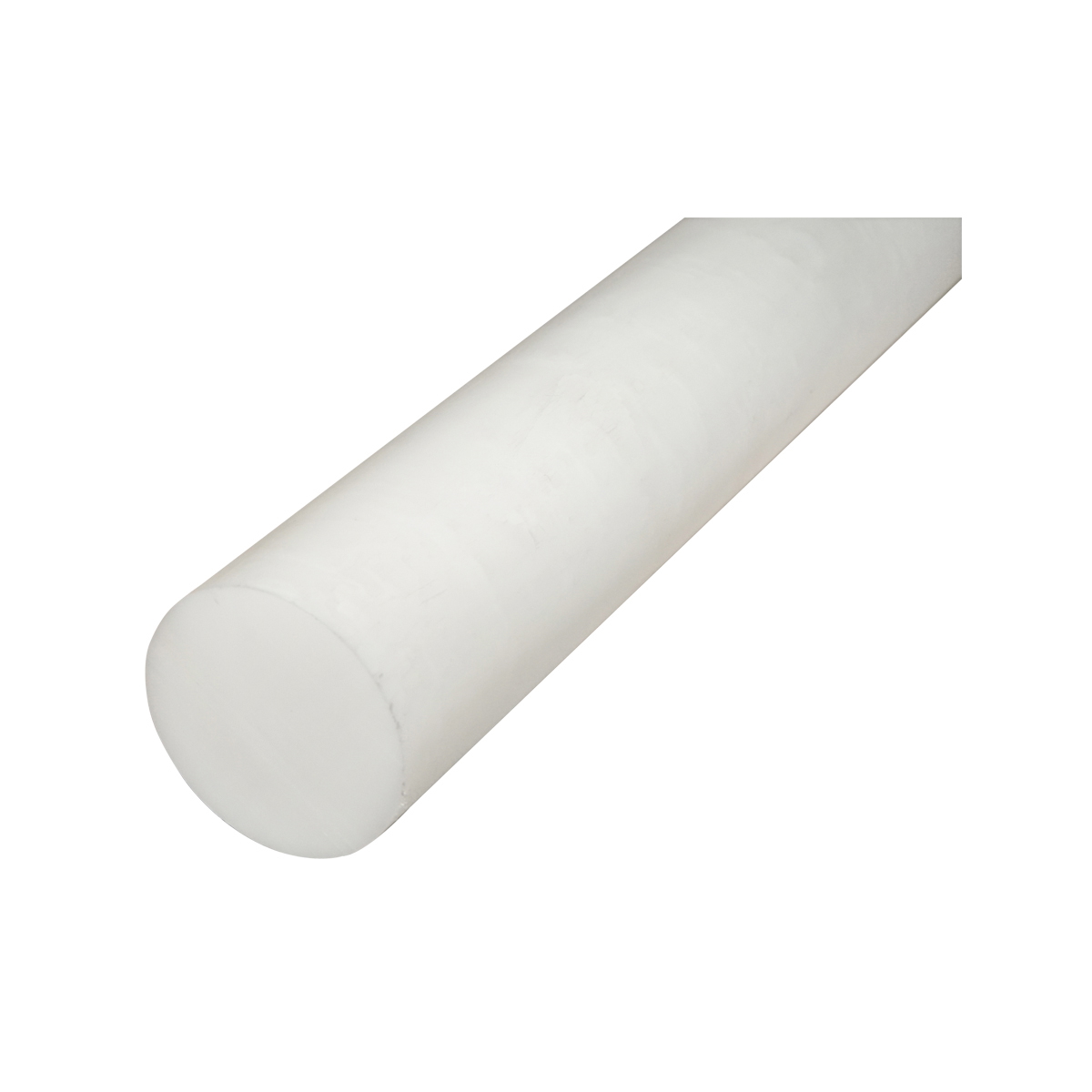 Bara POM alba (polioximetilena/poliacetal), diametru exterior 70 mm, lungime 1000 mm, greutate 5.83 KG