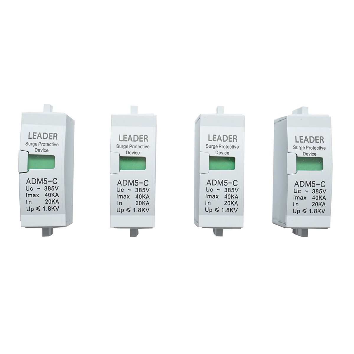 Set 4 cartuse pentru descarcator supratensiune AC SPD 4P-40KA Leader