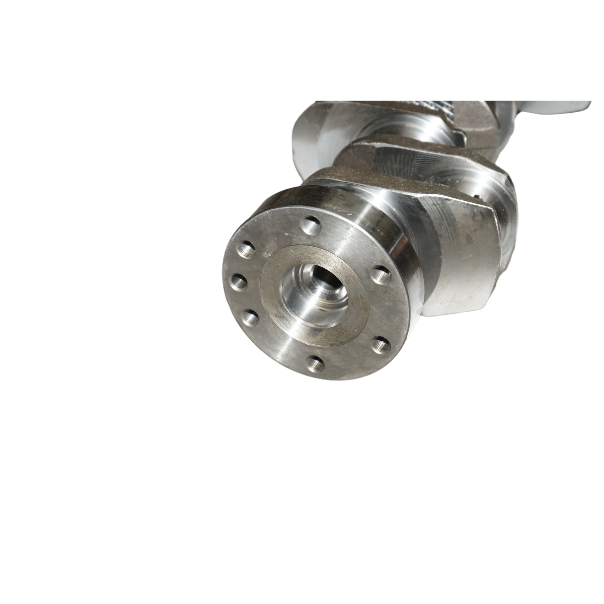 Arbore cotit vibrochen Massey Ferguson motor Perkins 4 cilindri A4.236/A4.248, L 610 mm, ax 47.5 mm (44 dinti), flansa 133x13 mm, coduri OEM 31315631 31315641 31315664 85821 U5BG0052 26042 31315871 31315881 ZZ90122 736829M91