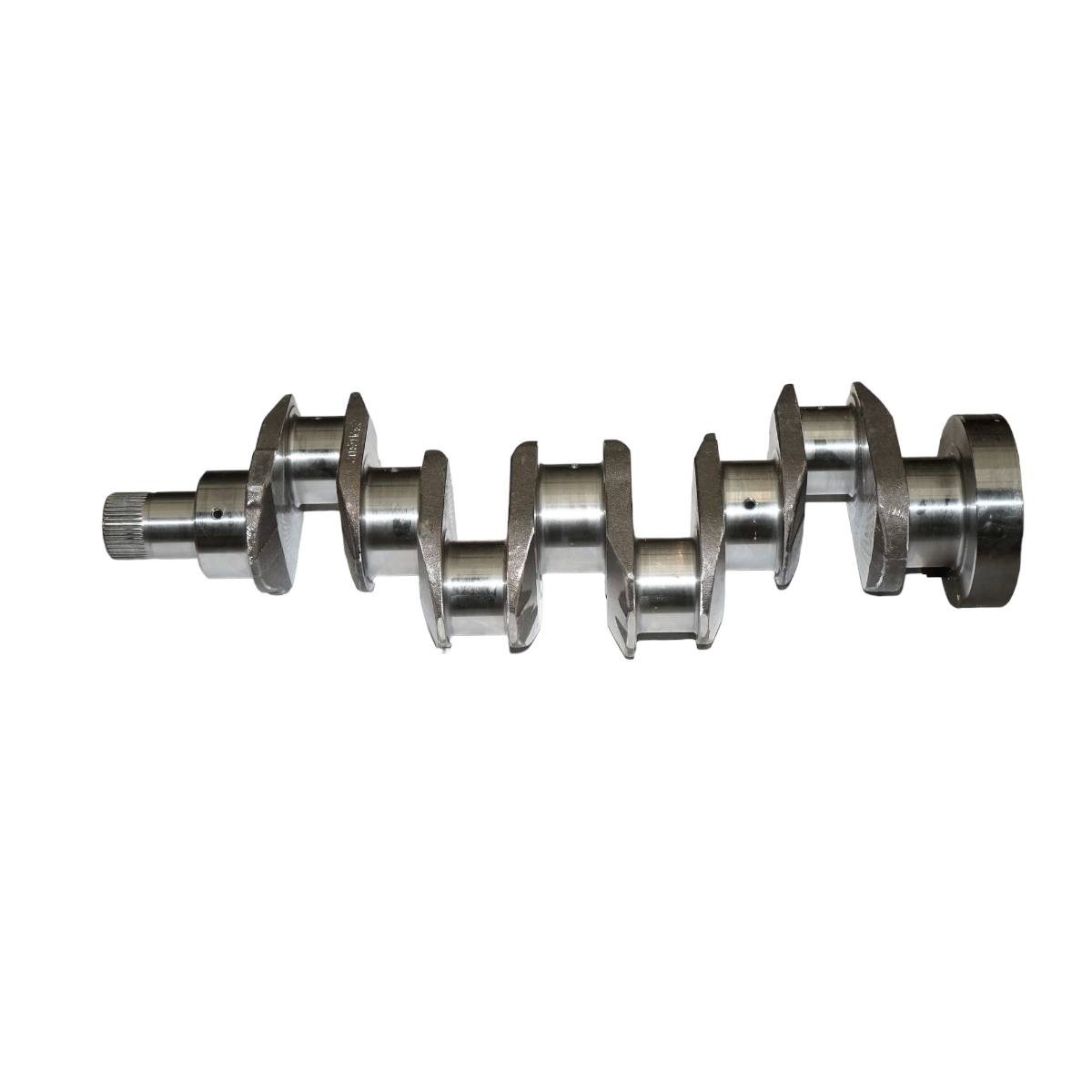Arbore cotit vibrochen Massey Ferguson motor Perkins 4 cilindri A4.236/A4.248, L 610 mm, ax 47.5 mm (44 dinti), flansa 133x13 mm, coduri OEM 31315631 31315641 31315664 85821 U5BG0052 26042 31315871 31315881 ZZ90122 736829M91