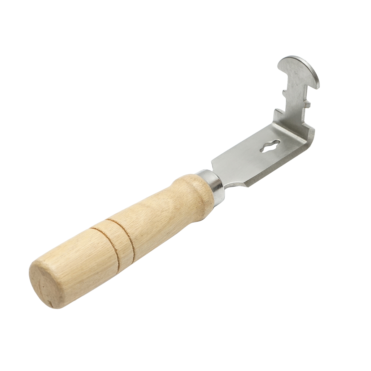 Cutit apicol cu maner din lemn pentru curatare ramelor de ceara si propolis