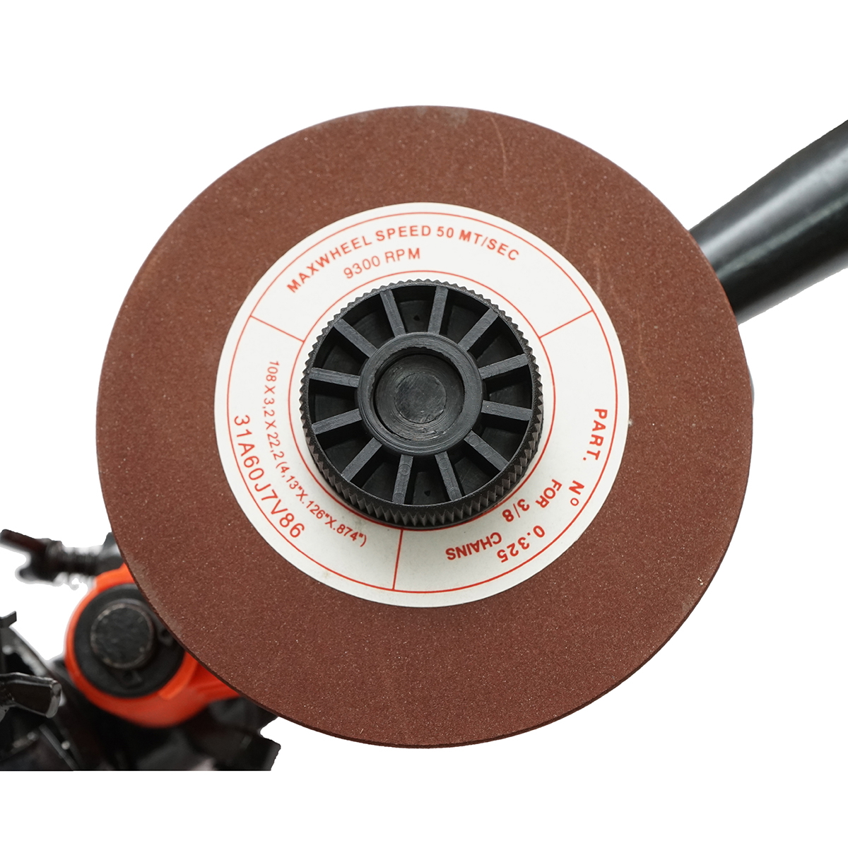 Masina ascutit lant drujba 85W, 220-230V, 5000 RPM, disc 108x22x3.2 mm / 108x22x4.8 mm, unghi ascutire 0-35, 2.41 Kg