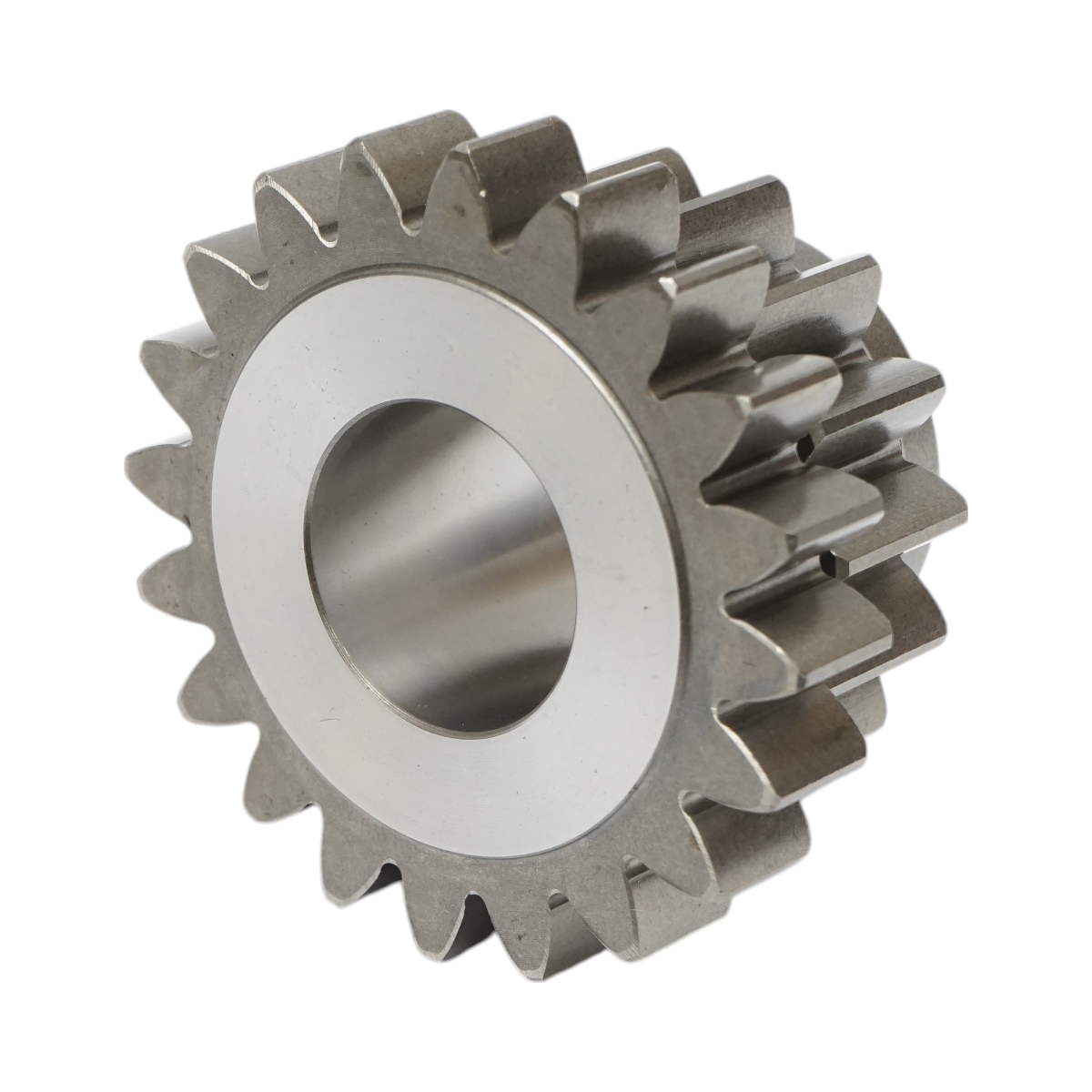 Pinion cutie viteza Massey Ferguson Z=15/20, caneluri 15/20, cod OEM 053310P1, pentru Seria 200 (265, 275, 290, 298), Seria 300 (390E), Seria 400 (425, 435, 440, 445, 460, 465, 475, 481, 492)