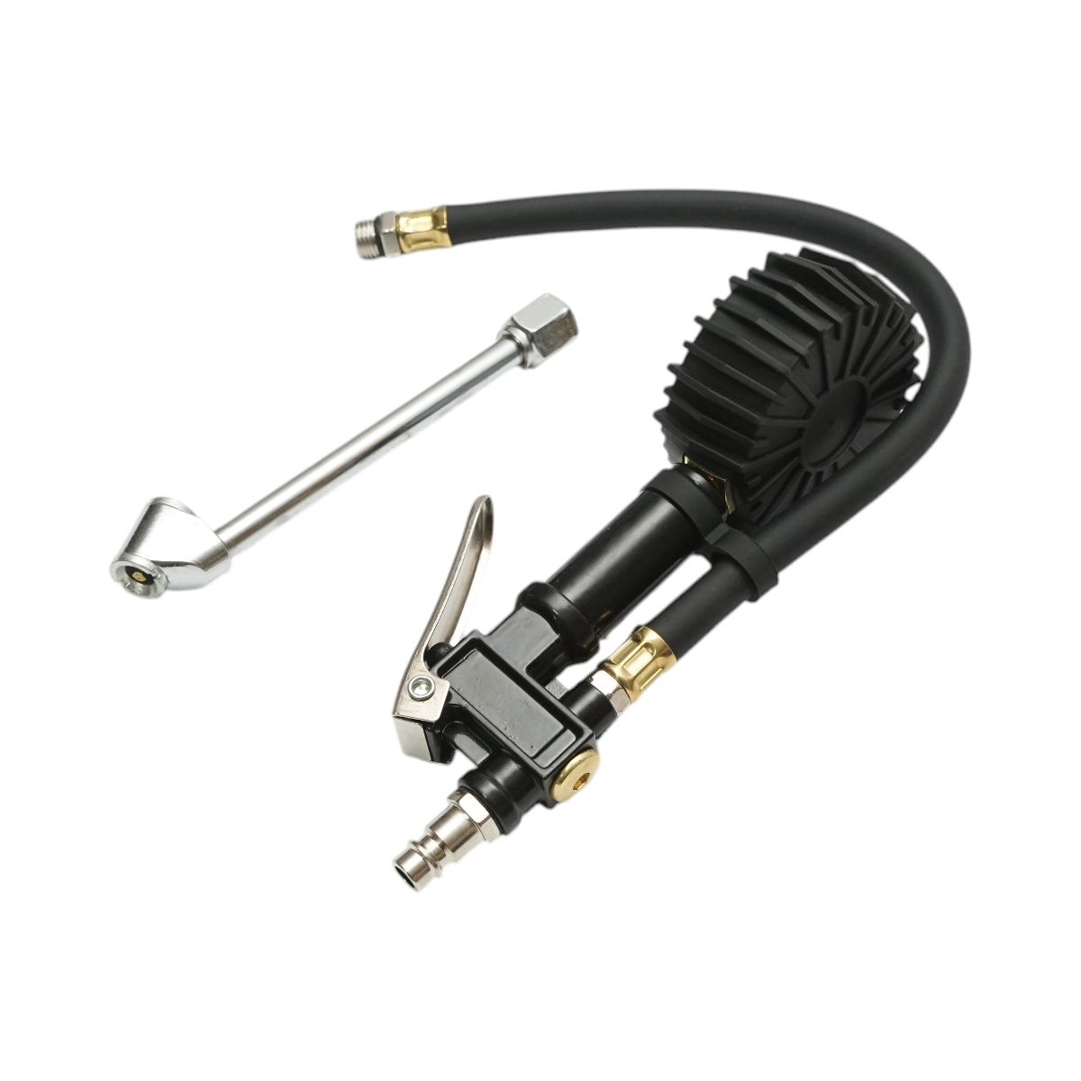 Pistol umflat roti cu manometru, presiune maxima 15 bar, racord 1/4