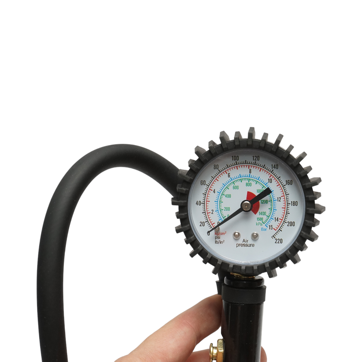 Pistol umflat roti cu manometru, presiune maxima 15 bar, racord 1/4