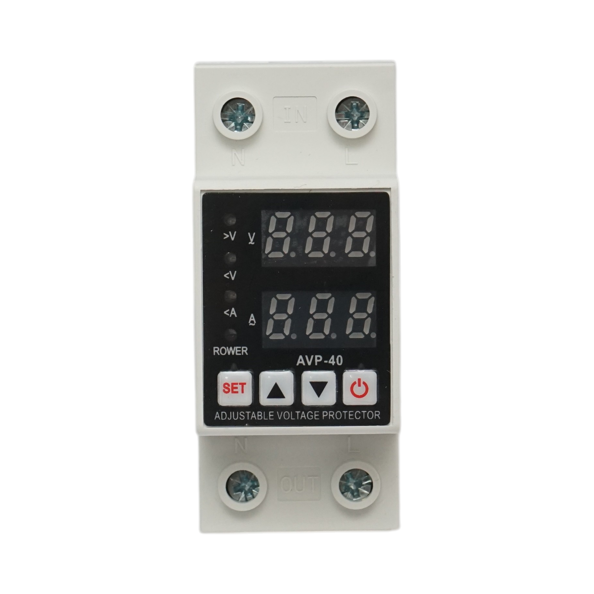 Releu digital 40A pentru monitorizare si protectie subtensiune, supratensiune 230V, AVP-40A Longroad