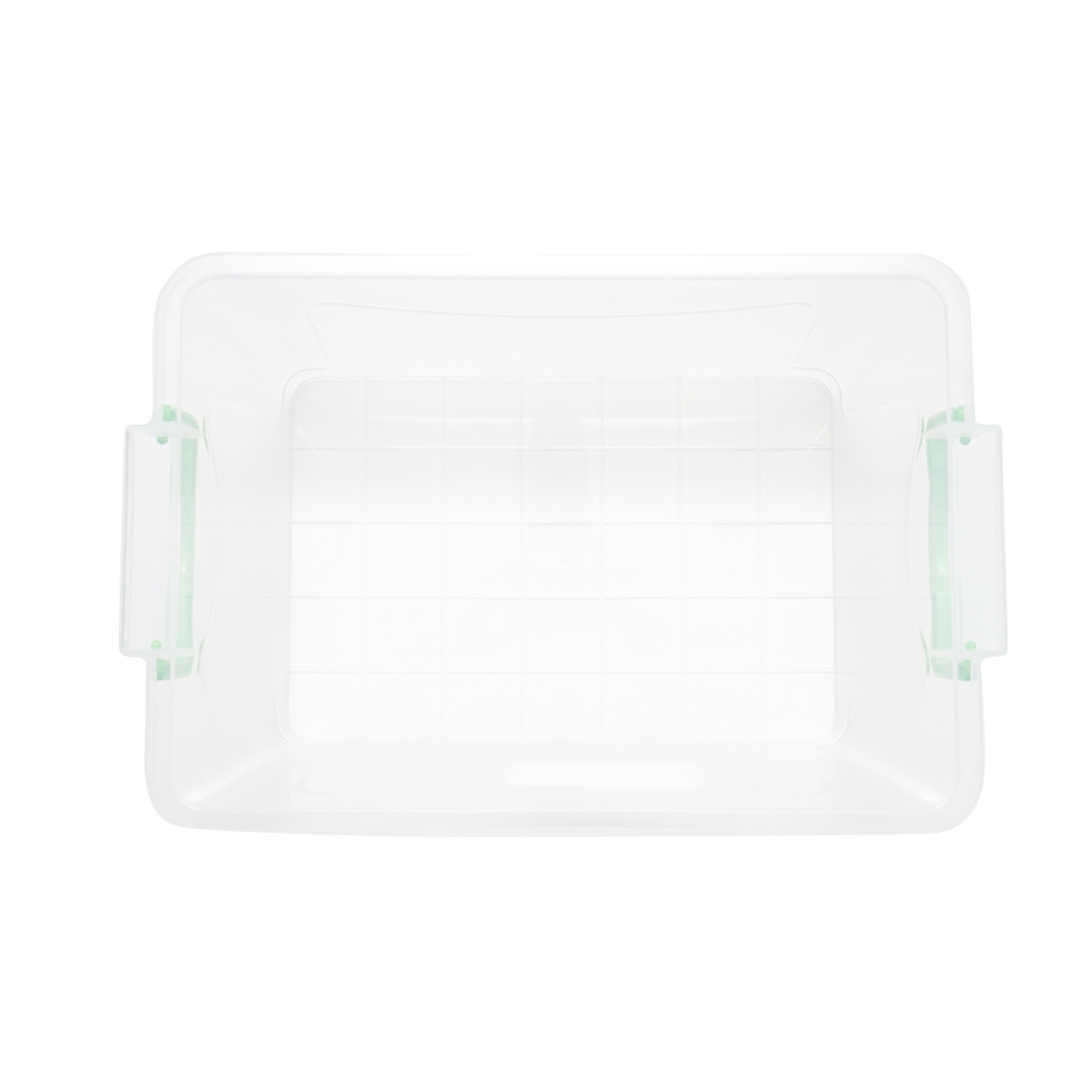 Cutie depozitare 5 L transparenta cu capac din plastic, 305 x 210 x 135 mm