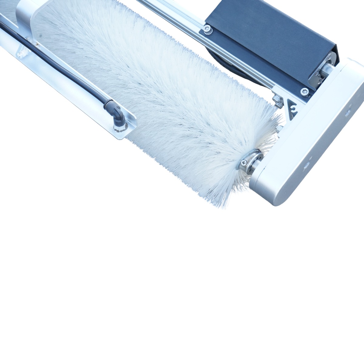 Robot curatare panouri solare fotovoltaice 24V, 380W cu telecomanda, baterie litiu 2x26Ah, latime perie 1100mm