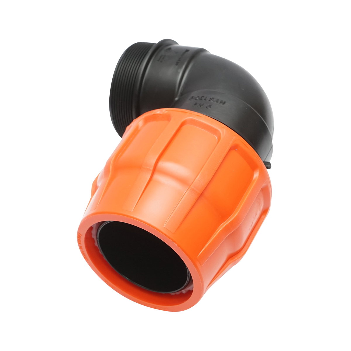 Cot layflat Poelsan D75x75mm (3 x 3), PN6 6 bar, PP, rezistent UV, filet exterior