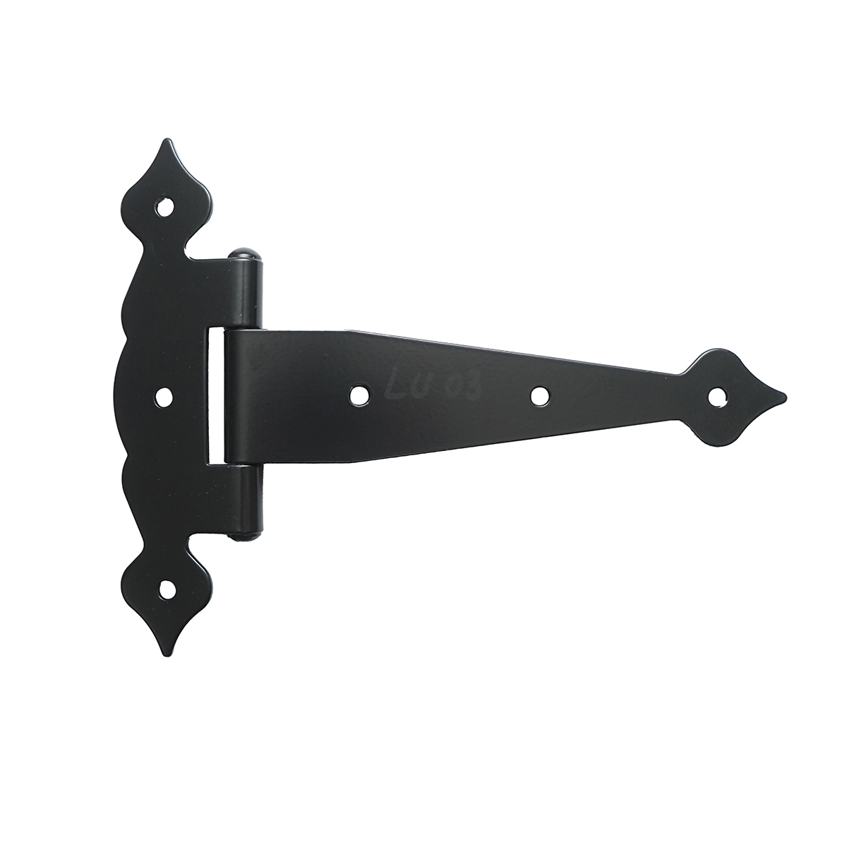 Balama neagra decorativa T8, 200mm