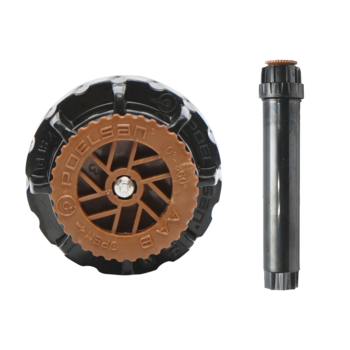 Aspersor spray cu duza 10cm, D1/2, filet interior pentru sisteme irigatii, raza 5.2m