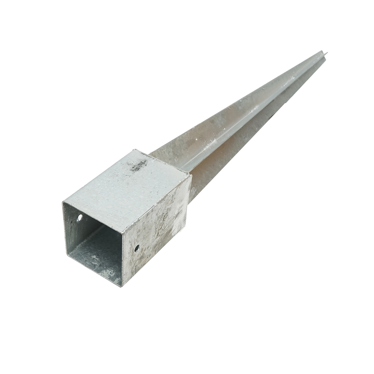 Suport stalp tip tarus 91x91x750 mm, otel zincat, galvanizat - lungime 750 mm, latime 91x91 mm