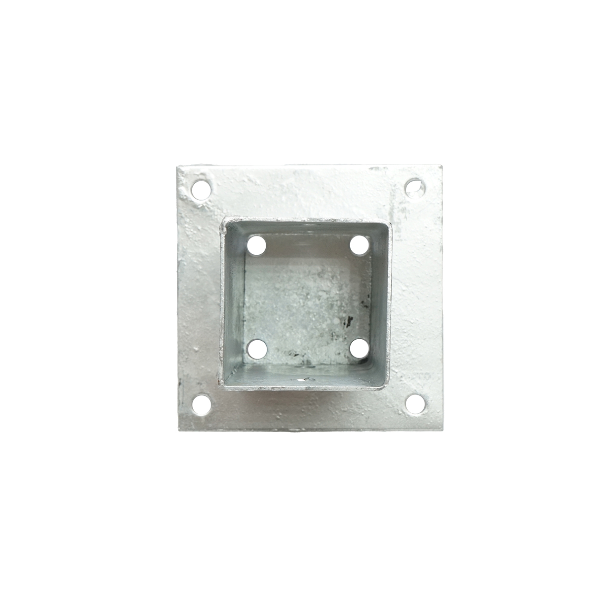 Suport stalp patrat aplicat 71x71x150 mm, Material Otel zincat