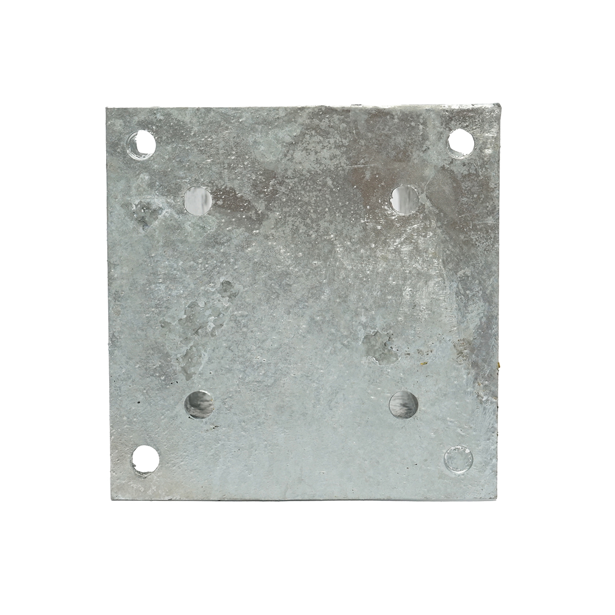 Suport stalp patrat aplicat 91x91x150 mm, otel zincat, inaltime 150 mm