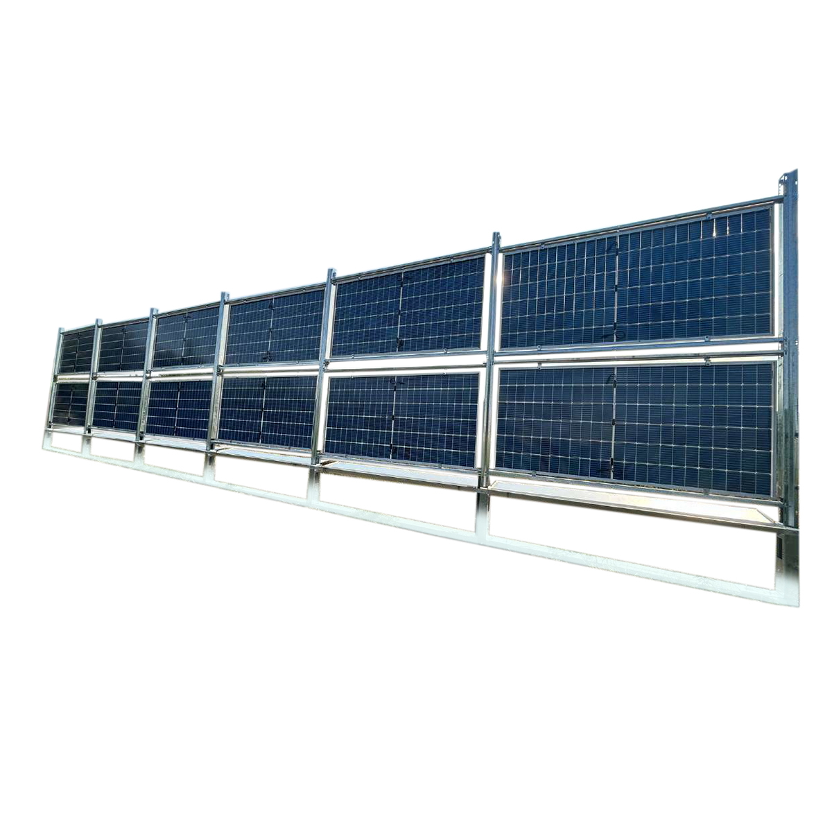 Kit gard, structura pentru 20 panouri solare fotovoltaice bifaciale 660-680W