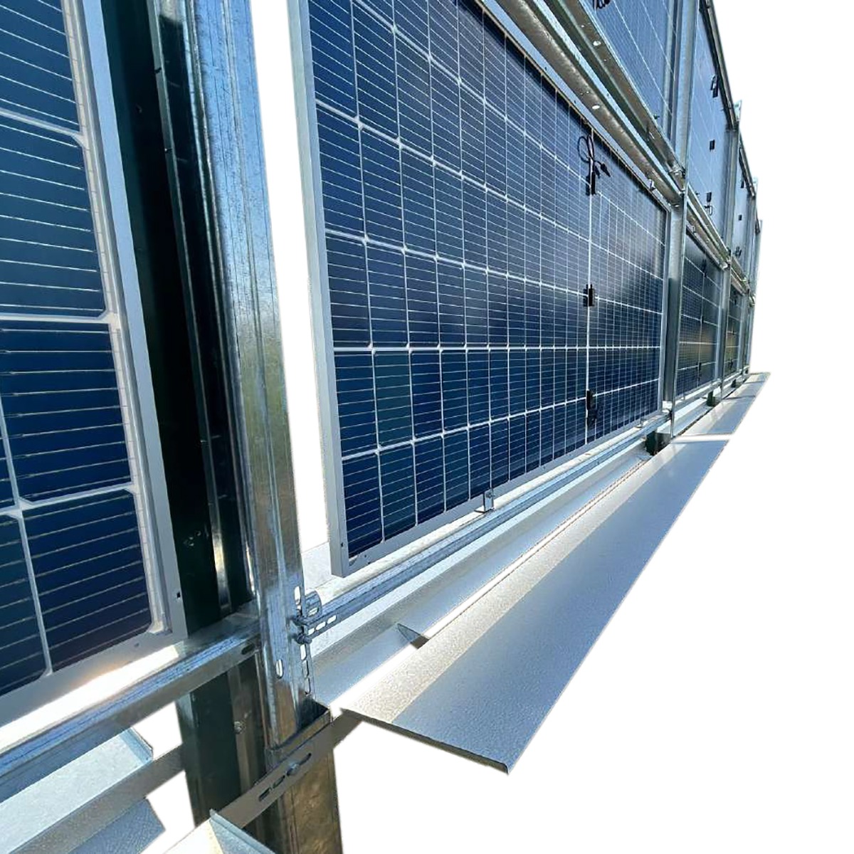 Kit gard, structura pentru 20 panouri solare fotovoltaice bifaciale 660-680W