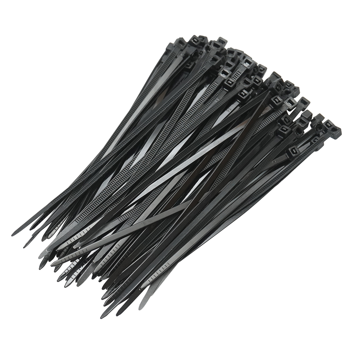 Faseta, colier plastic negru 3.6x140mm 100 buc/set Breckner Germany