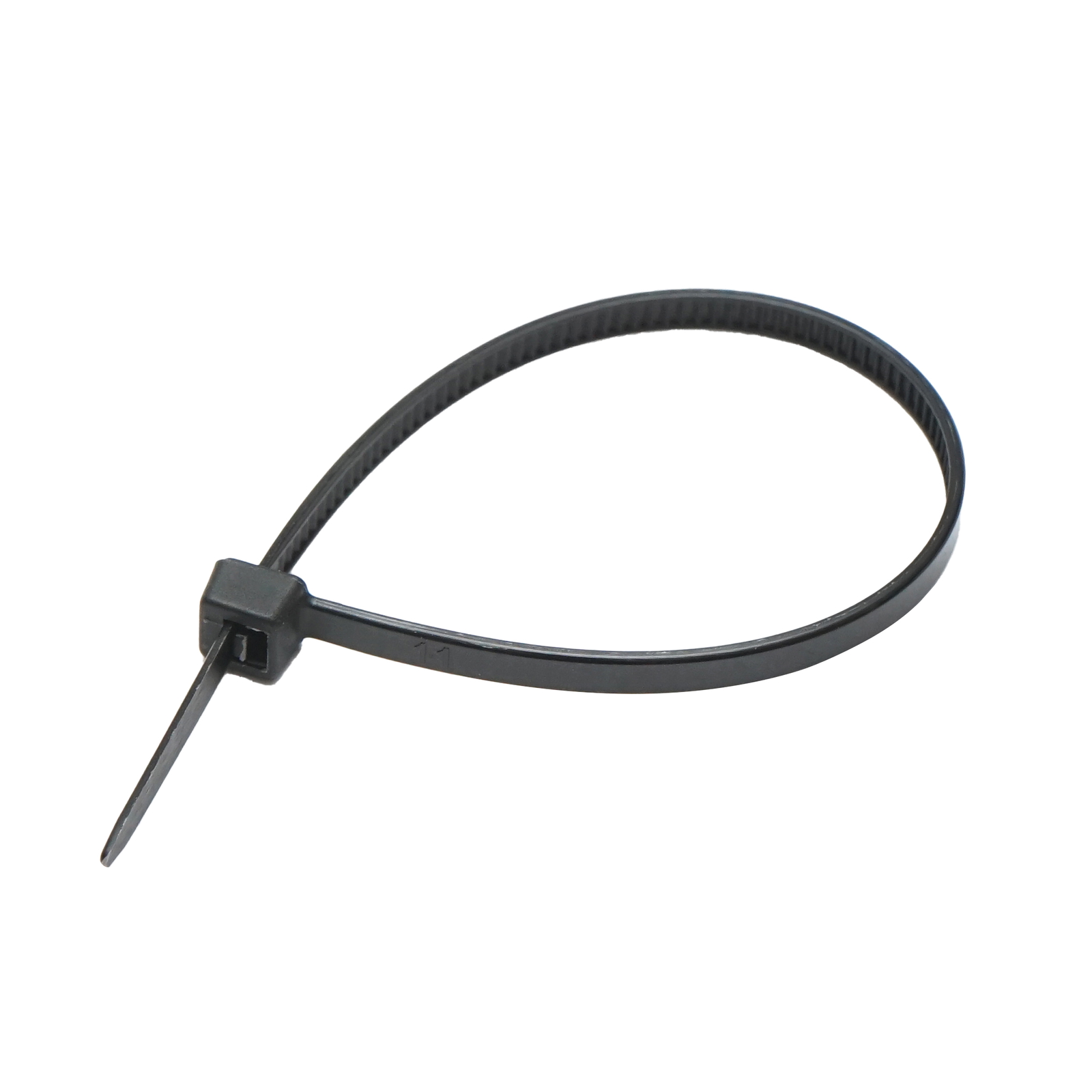 Faseta colier plastic negru 3.6x140 mm, 100 buc/set, Breckner Germany