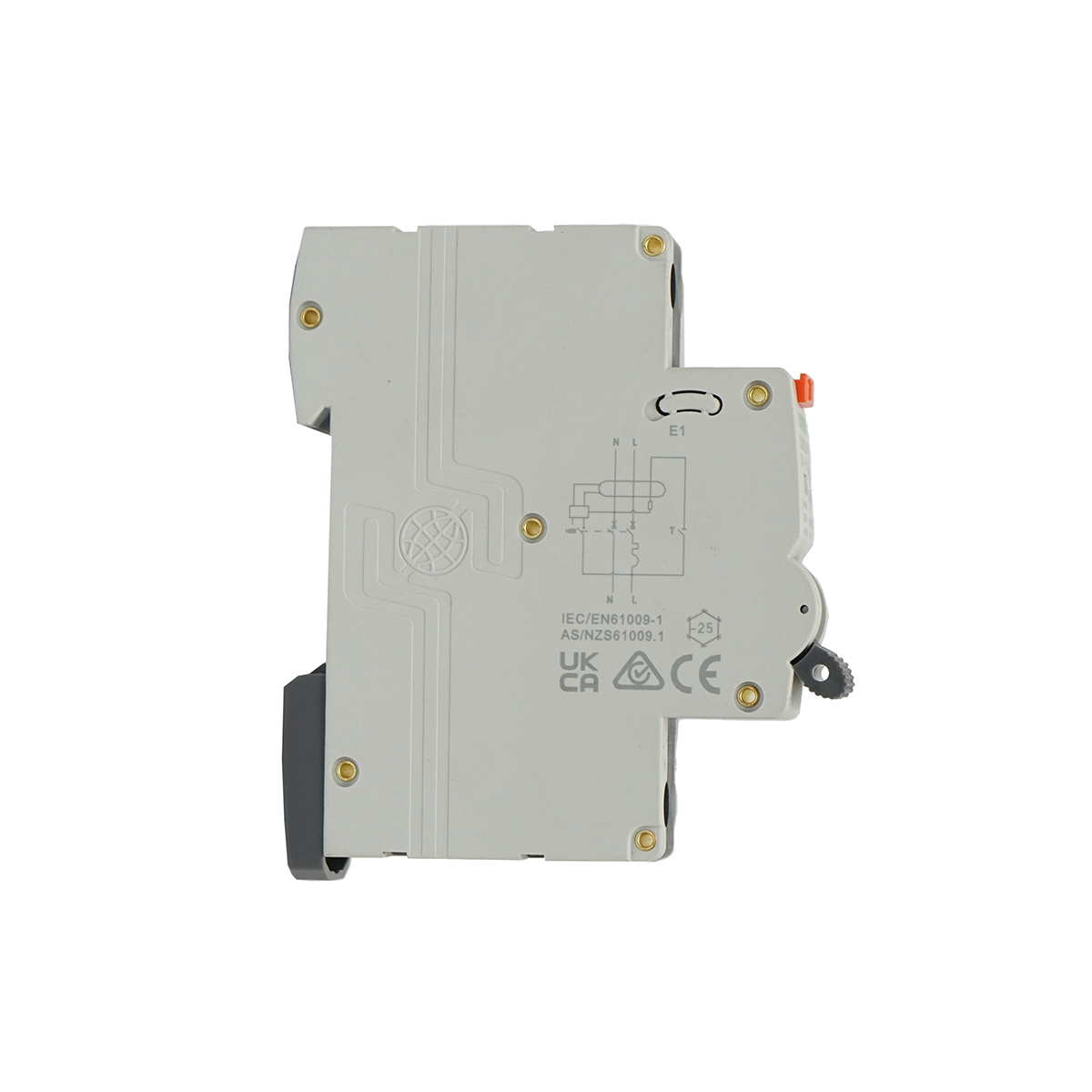 Intrerupator automata cu protectie diferentiala RCBO 1P+N 40A 30mA, AC Suntree