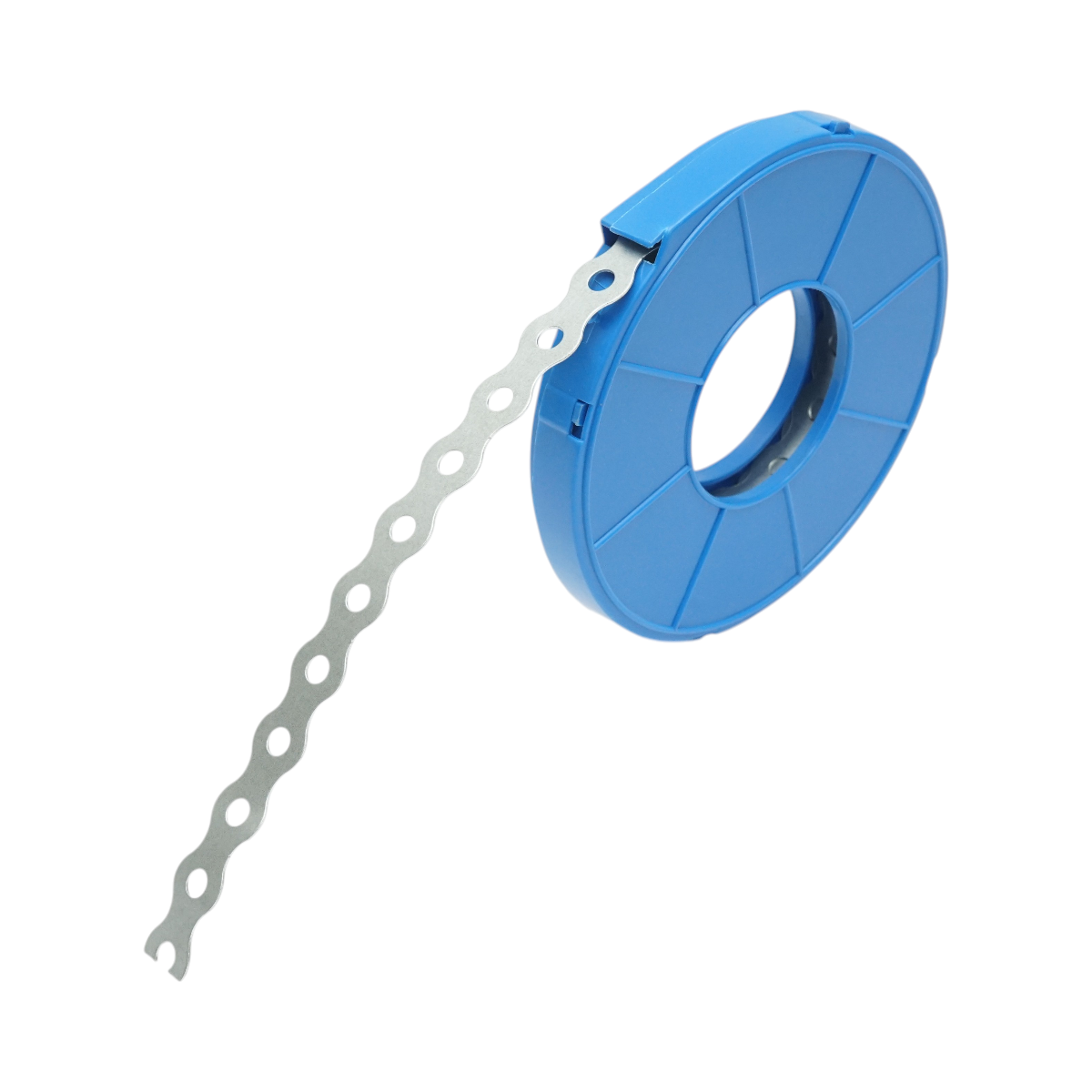 Banda perforata metalica 17x0.9mm, lungime 10m