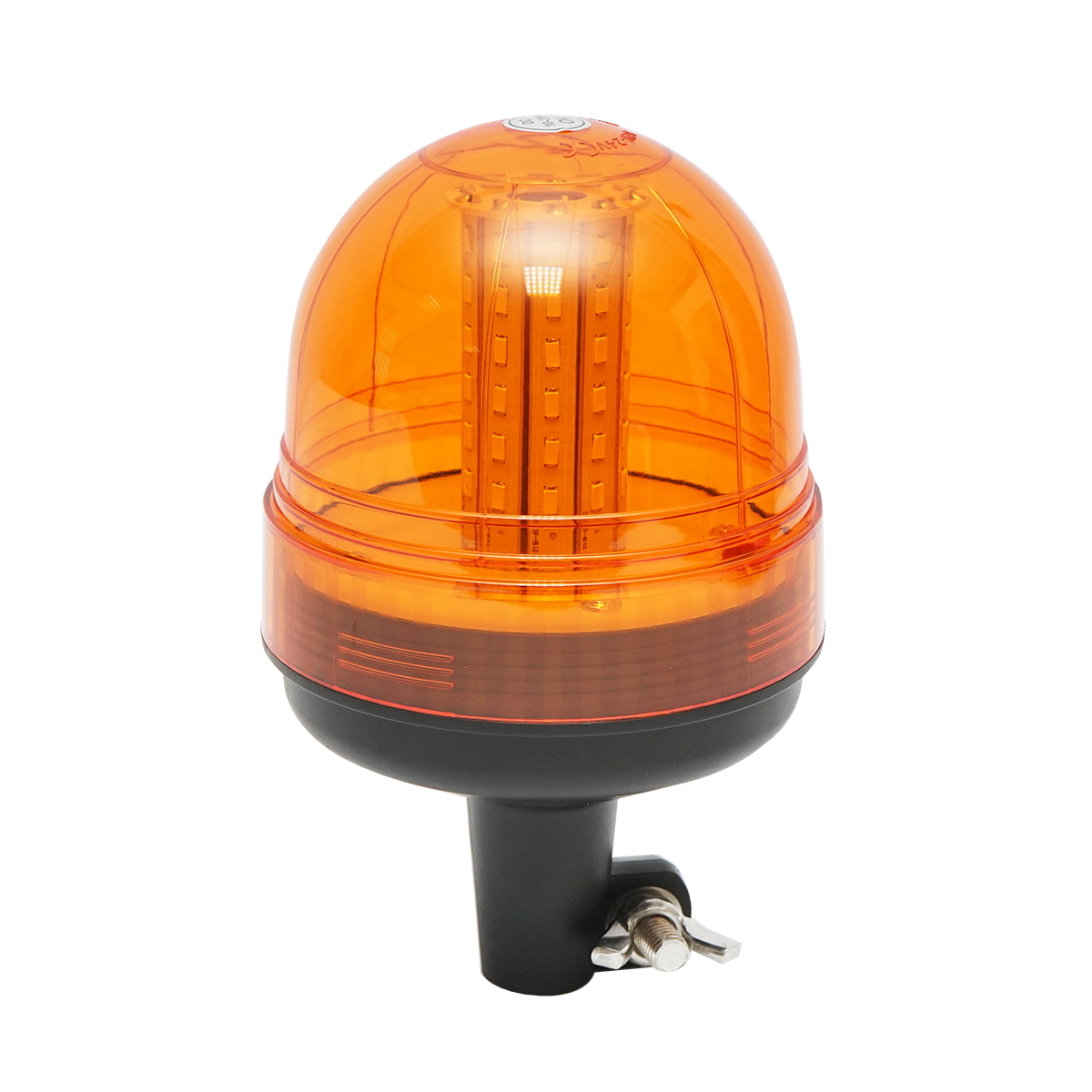 Girofar LED 10-30V pentru suport picior, 3 functii, 60 LED, IP65, diametru 125 mm, inaltime 210 mm