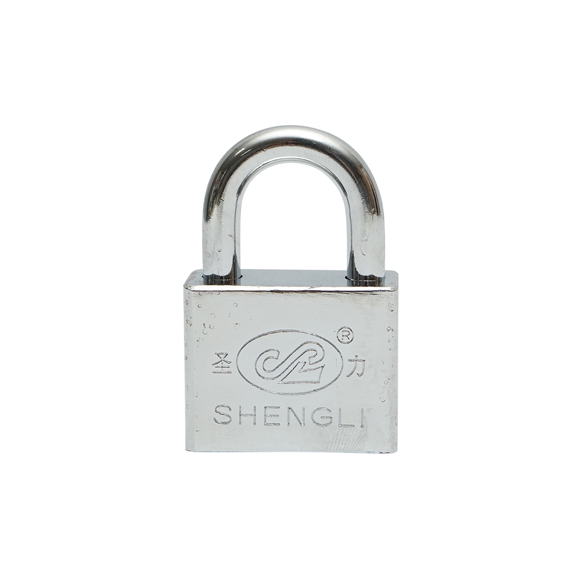 Lacat cu 3 chei argintiu tip patrat 40mm